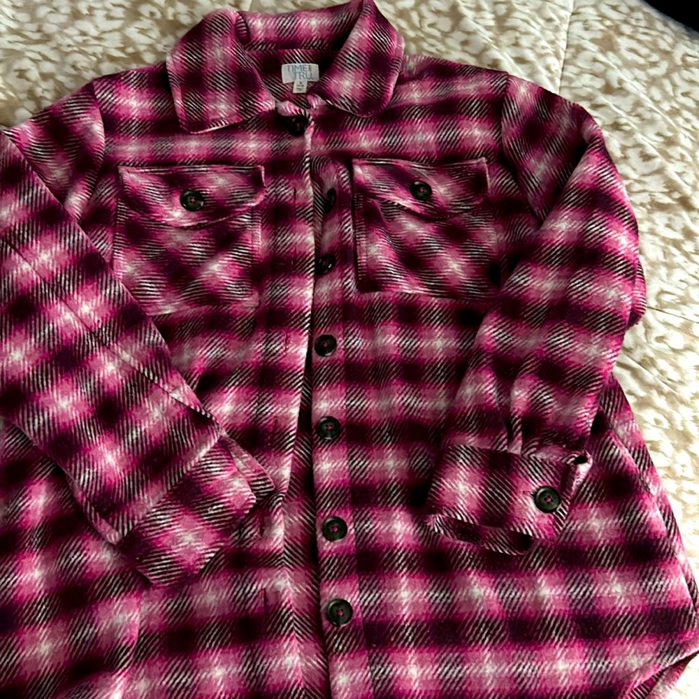 Time and True Coat, Size: S, Color: PINK